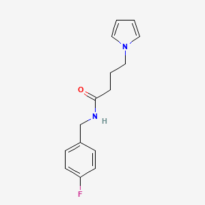 N-(4-fluorobenzyl)-4-(1H-pyrrol-1-yl)butanamide