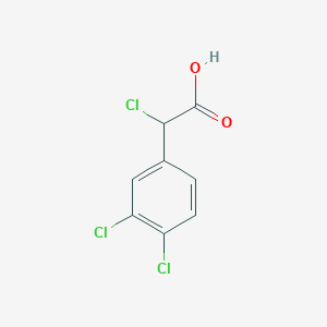 molecular formula C8H5Cl3O2 B2932227 2-Chloro-2-(3,4-dichlorophenyl)acetic acid CAS No. 1368752-05-9