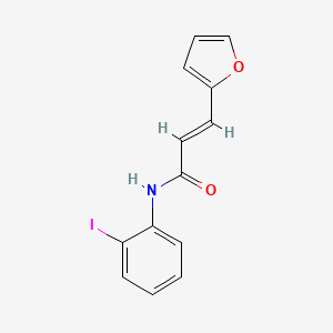 (2E)-3-(furan-2-yl)-N-(2-iodophenyl)prop-2-enamide