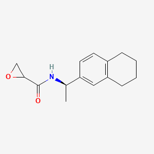 N-[(1R)-1-(5,6,7,8-Tetrahydronaphthalen-2-yl)ethyl]oxirane-2-carboxamide