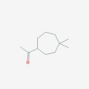 molecular formula C11H20O B2932264 1-(4,4-Dimethylcycloheptyl)ethanone CAS No. 1507473-96-2