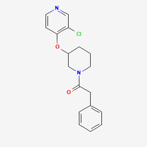 1-(3-((3-Chloropyridin-4-yl)oxy)piperidin-1-yl)-2-phenylethanone