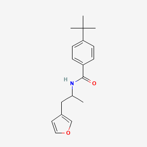 4-(tert-butyl)-N-(1-(furan-3-yl)propan-2-yl)benzamide