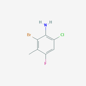 2-Bromo-6-chloro-4-fluoro-3-methylaniline