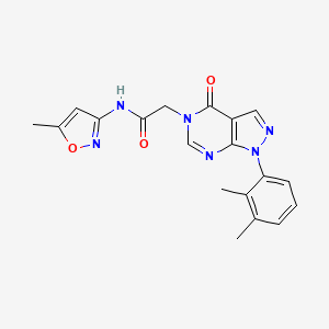 2-(1-(2,3-dimethylphenyl)-4-oxo-1H-pyrazolo[3,4-d]pyrimidin-5(4H)-yl)-N-(5-methylisoxazol-3-yl)acetamide