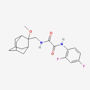 N1-(2,4-difluorophenyl)-N2-(((1R,3S,5r,7r)-2-methoxyadamantan-2-yl)methyl)oxalamide