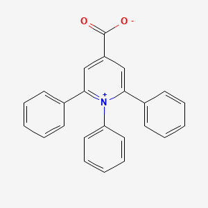 molecular formula C24H17NO2 B2932309 1,2,6-Triphenyl-4-pyridiniumcarboxylate CAS No. 90655-47-3