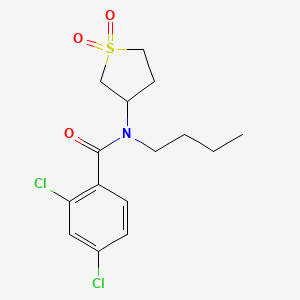 N-butyl-2,4-dichloro-N-(1,1-dioxidotetrahydrothiophen-3-yl)benzamide
