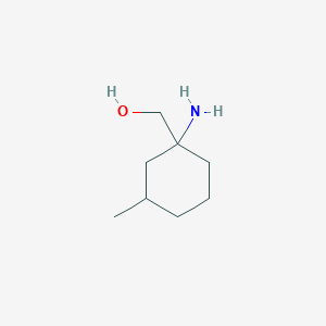 molecular formula C8H17NO B2932326 (1-氨基-3-甲基环己基)甲醇 CAS No. 90226-45-2