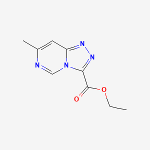 Ethyl 7-methyl-[1,2,4]triazolo[4,3-c]pyrimidine-3-carboxylate
