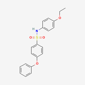 molecular formula C20H19NO4S B2932346 N-(4-乙氧苯基)-4-苯氧基苯磺酰胺 CAS No. 670271-46-2