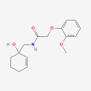 N-[(1-hydroxycyclohex-2-en-1-yl)methyl]-2-(2-methoxyphenoxy)acetamide