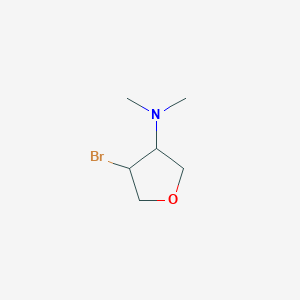 4-bromo-N,N-dimethyloxolan-3-amine