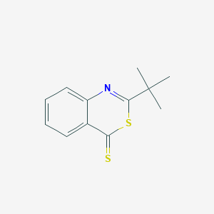 molecular formula C12H13NS2 B293238 2-tert-butyl-4H-3,1-benzothiazine-4-thione 