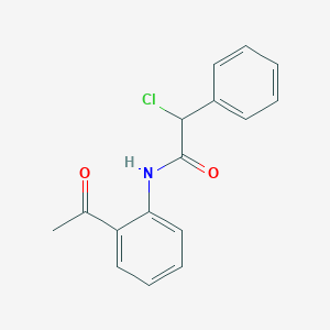 N-(2-acetylphenyl)-2-chloro-2-phenylacetamide