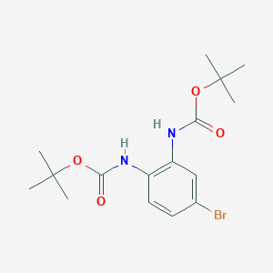 1,2-Di(tert-Butyloxycarbonylamino)-4-bromobenzene