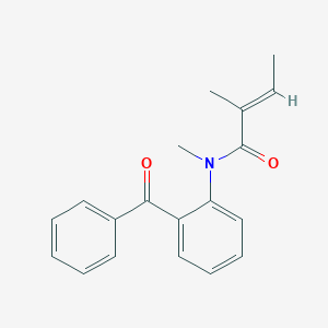 N-(2-benzoylphenyl)-N,2-dimethyl-2-butenamide