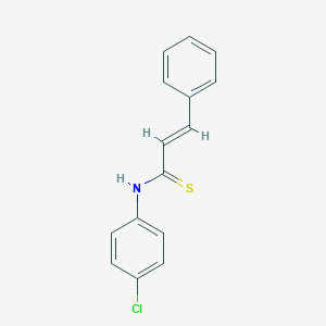molecular formula C15H12ClNS B293241 N-(4-chlorophenyl)-3-phenyl-2-propenethioamide 