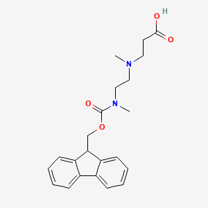 3-{[2-({[(9H-fluoren-9-yl)methoxy]carbonyl}(methyl)amino)ethyl](methyl)amino}propanoic acid