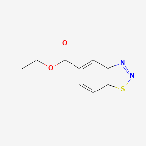 molecular formula C9H8N2O2S B2932434 Ethyl benzo[d][1,2,3]thiadiazole-5-carboxylate CAS No. 23616-16-2