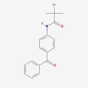 N-(4-benzoylphenyl)-2-bromo-2-methylpropanamide