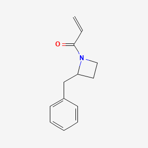 molecular formula C13H15NO B2932452 1-(2-Benzylazetidin-1-yl)prop-2-en-1-one CAS No. 2196078-76-7