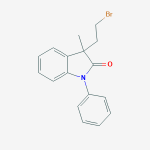 3-(2-bromoethyl)-3-methyl-1-phenyl-1,3-dihydro-2H-indol-2-one