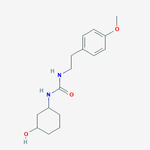 molecular formula C16H24N2O3 B2932468 1-(3-Hydroxycyclohexyl)-3-(4-methoxyphenethyl)urea CAS No. 1396807-74-1