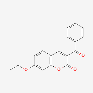 molecular formula C18H14O4 B2932473 3-benzoyl-7-ethoxy-2H-chromen-2-one CAS No. 307549-71-9