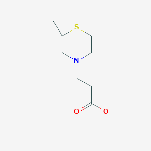 Methyl 3-(2,2-dimethylthiomorpholin-4-yl)propanoate