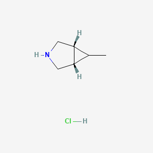 (1S,5R)-6-methyl-3-azabicyclo[3.1.0]hexane;hydrochloride