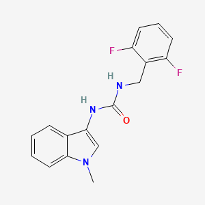 1-(2,6-difluorobenzyl)-3-(1-methyl-1H-indol-3-yl)urea