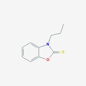 molecular formula C10H11NOS B293252 3-propyl-1,3-benzoxazole-2(3H)-thione 