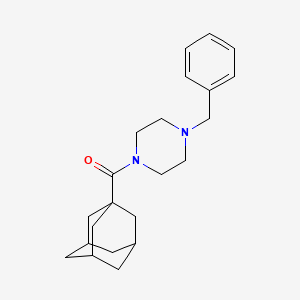 molecular formula C22H30N2O B2932526 金刚烷基 4-苄基哌嗪基酮 CAS No. 31879-79-5