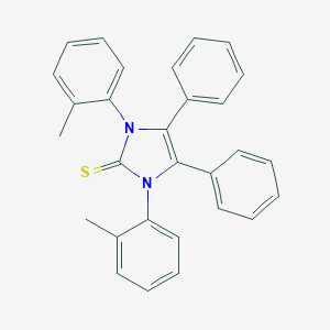 molecular formula C29H24N2S B293253 1,3-bis(2-methylphenyl)-4,5-diphenyl-1,3-dihydro-2H-imidazole-2-thione 