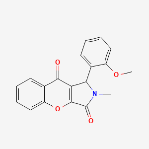 1-(2-Methoxyphenyl)-2-methyl-1,2-dihydrochromeno[2,3-c]pyrrole-3,9-dione