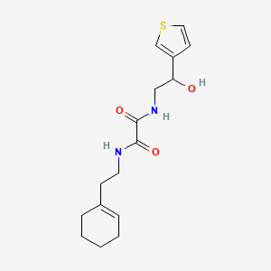 N1-(2-(cyclohex-1-en-1-yl)ethyl)-N2-(2-hydroxy-2-(thiophen-3-yl)ethyl)oxalamide