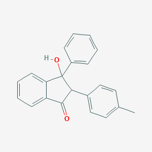 molecular formula C22H18O2 B293254 3-Hydroxy-2-(4-methylphenyl)-3-phenyl-1-indanone 