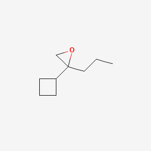 molecular formula C9H16O B2932542 2-Cyclobutyl-2-propyloxirane CAS No. 1876964-17-8
