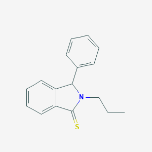 molecular formula C17H17NS B293256 3-Phenyl-2-propyl-1-isoindolinethione 