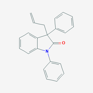 molecular formula C23H19NO B293259 3-allyl-1,3-diphenyl-1,3-dihydro-2H-indol-2-one 