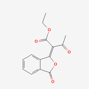 ethyl (2E)-3-oxo-2-(3-oxo-2-benzofuran-1(3H)-ylidene)butanoate