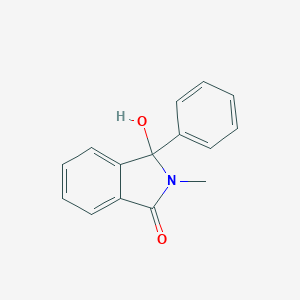 molecular formula C15H13NO2 B293262 3-hydroxy-2-methyl-3-phenyl-1-isoindolinone 