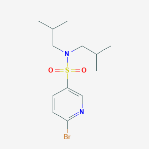 6-bromo-N,N-bis(2-methylpropyl)pyridine-3-sulfonamide