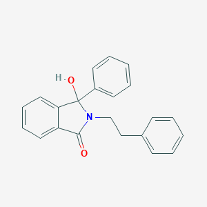 molecular formula C22H19NO2 B293263 3-Hydroxy-3-phenyl-2-(2-phenylethyl)-1-isoindolinone 