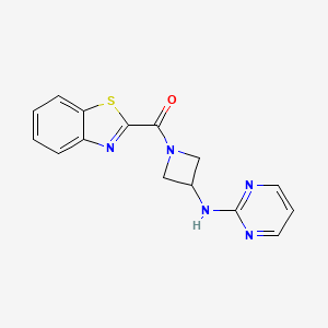 Benzo[d]thiazol-2-yl(3-(pyrimidin-2-ylamino)azetidin-1-yl)methanone