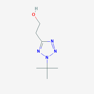 molecular formula C7H14N4O B2932642 2-(2-tert-butyl-2H-1,2,3,4-tetrazol-5-yl)ethan-1-ol CAS No. 1955541-16-8