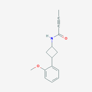 N-[3-(2-Methoxyphenyl)cyclobutyl]but-2-ynamide