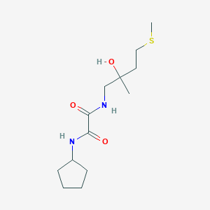 N1-cyclopentyl-N2-(2-hydroxy-2-methyl-4-(methylthio)butyl)oxalamide