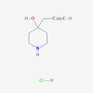 4-(Prop-2-yn-1-yl)piperidin-4-ol hydrochloride